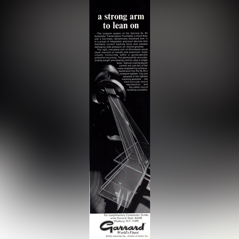 5/$20 Garrard Advertisement 1968